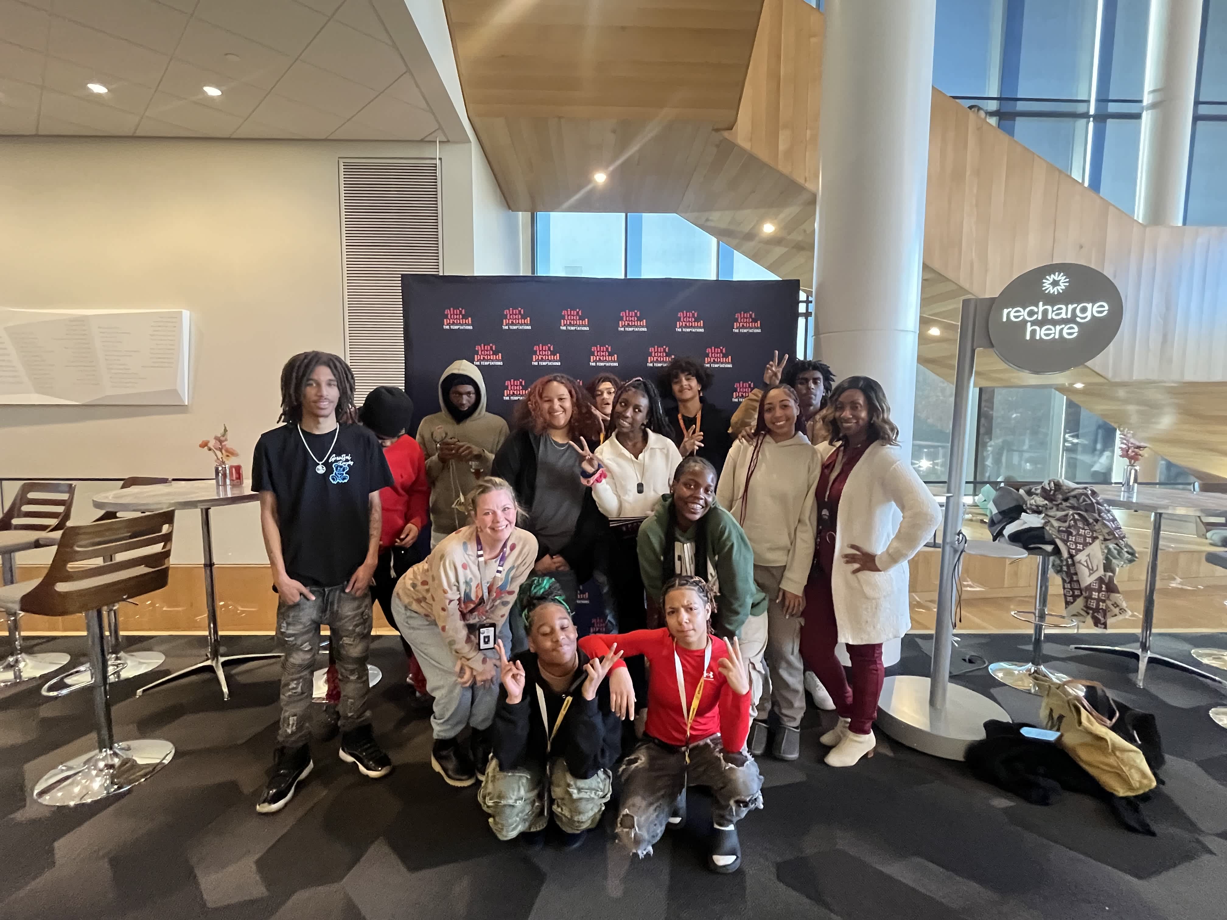 Hip Hop 101 Students Enjoy free tickets to Aint Too Proud